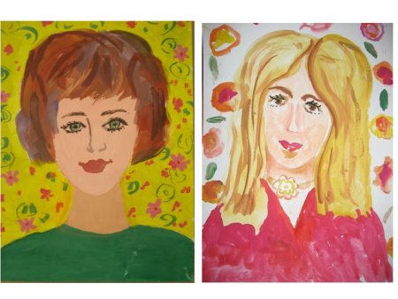 Портрет детские работы