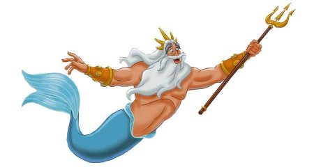 Царь Тритон из Русалочки