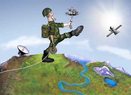 Связист карикатура