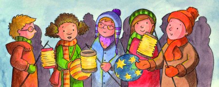 День Святого Мартина в Германии рисунок