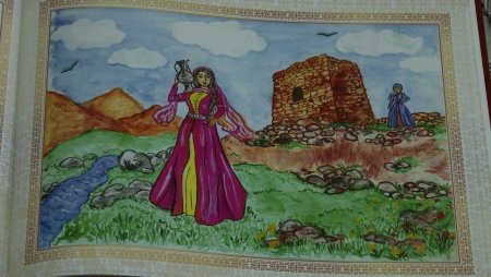 Рисунок на день чеченского языка