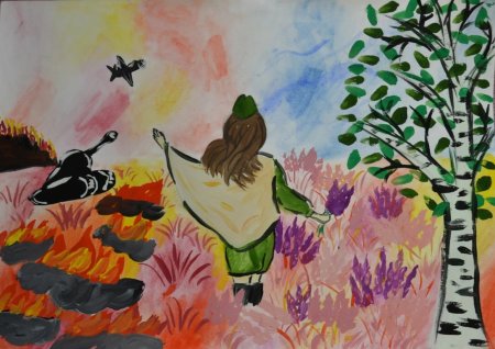 Рисунок на тему война