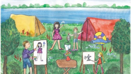 Летние картинки для срисовки