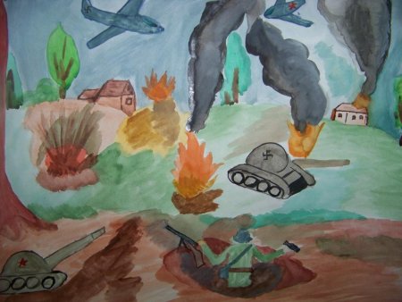 Рисунок на тему воинская Слава