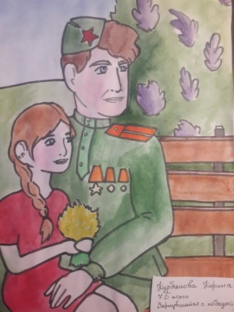 Рисунок на военную тематику