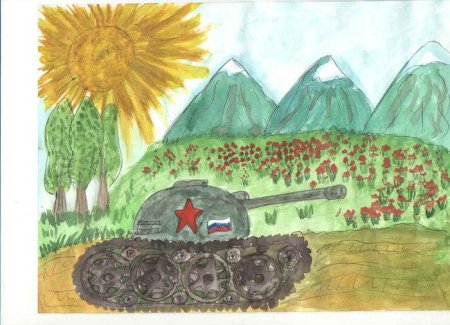 Лёгкий рисунок на тему день героев