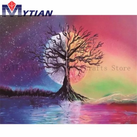 Дерево день и ночь