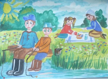 Семейные увлечения рисунки