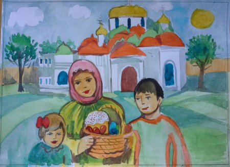 Семейные традиции рисунок