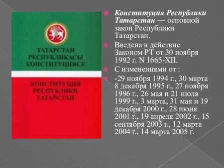 Конституция Татарстана 1992