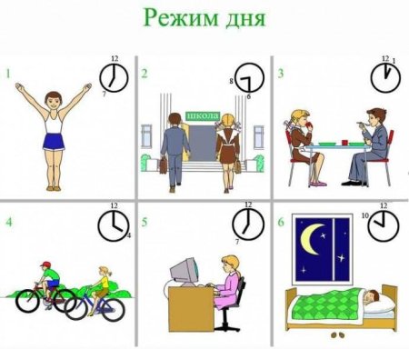Соблюдай режим дня