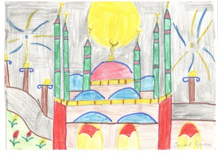 Казахстан рисунок