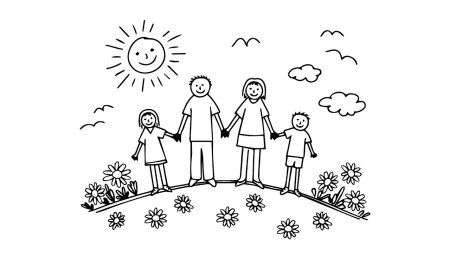 День семьи любви и верности рисунки