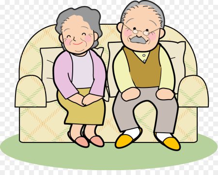 Пожилые люди рисунки