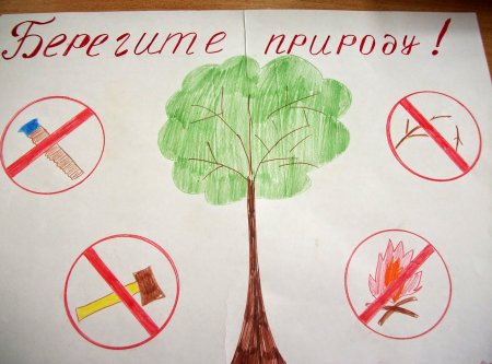 Плакат на тему экология