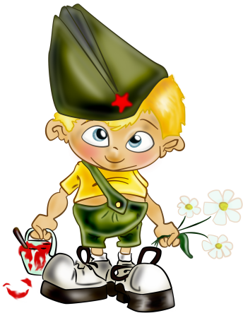 Мультяшный военный