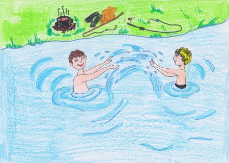 Рисунок на тему самый счастливый день