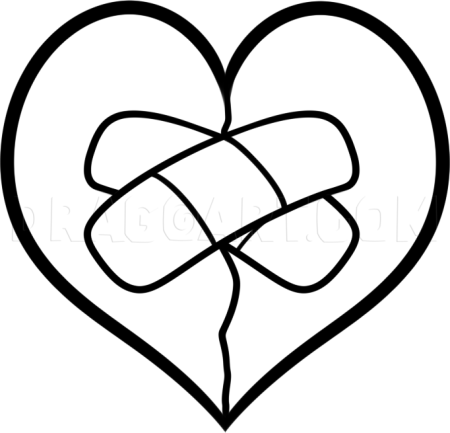 Сердце эскиз