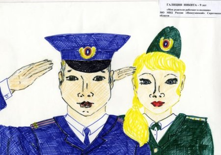 Плакат ко Дню полиции