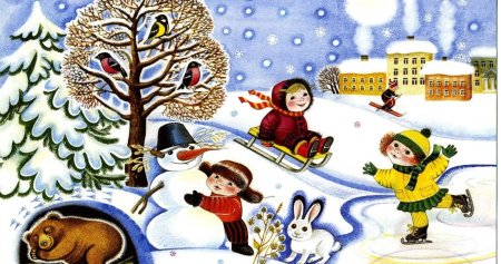 Составление рассказа о зиме