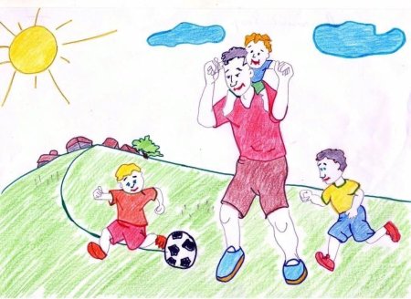 Спорт рисунок для детей