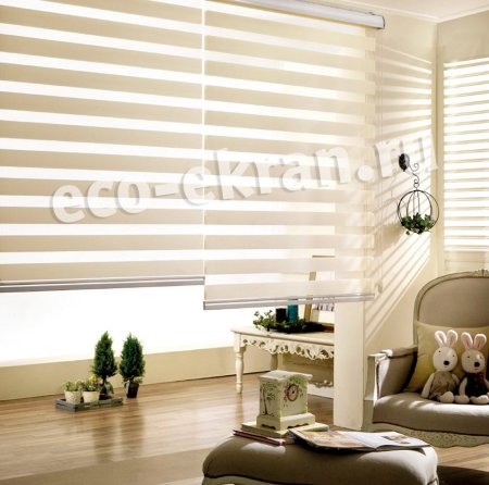 Штора рулонная день-ночь 100x175