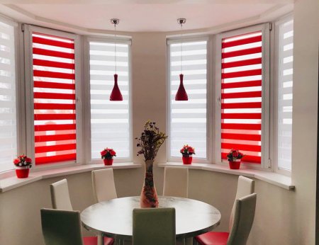 Рулонные шторы Зебра Blackout