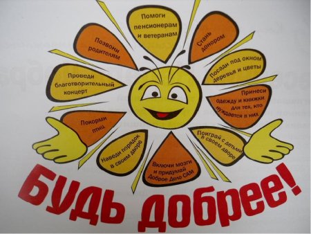 Плакат доброта