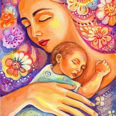 Рисунок ко Дню матери