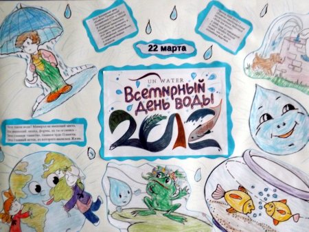 Плакат на день воды