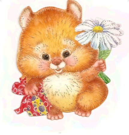 Открытка хомяк
