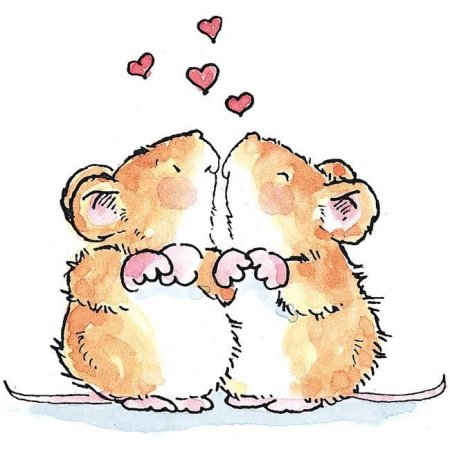 Хомяки любовь