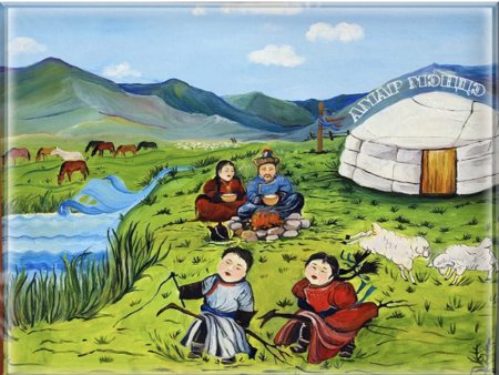 Бурятские рисунки