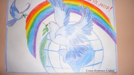 Рисунок на тему день мира