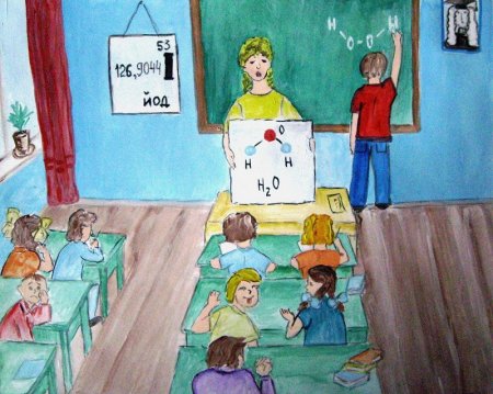 Рисунки на школьную тему