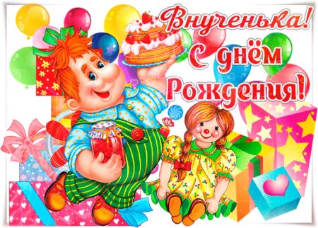 Поздравления с днём рождения внучки