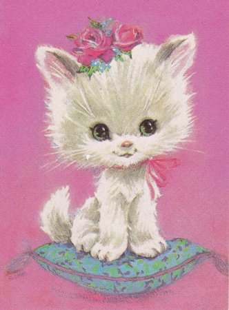 Открытка «котики»