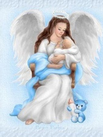 Ангел с младенцем на руках