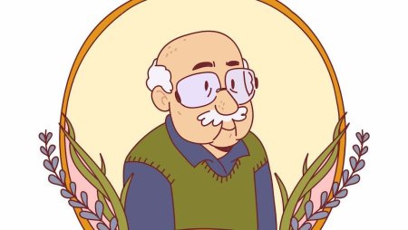 Сднём рождения дедушка