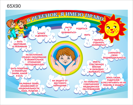 Стенд права ребенка