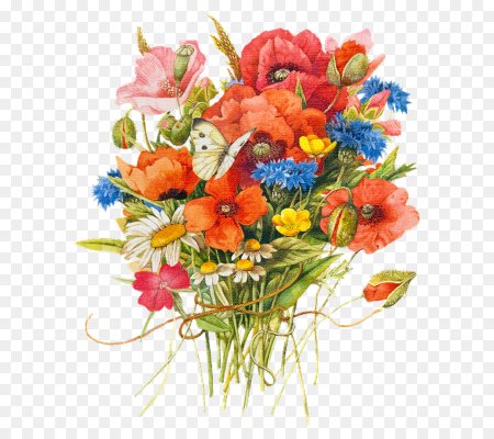 Букет полевые цветы