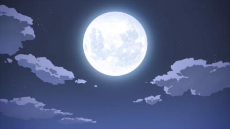 Ночь Луна аниме