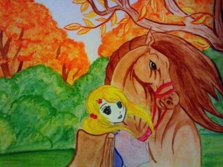 Рисунок на осенний бал