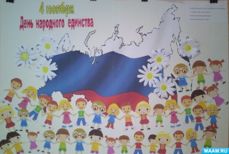 Плакат ко Дню народного е