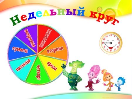 Неделя для дошкольников