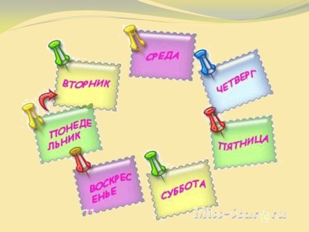 Дни недели картинки