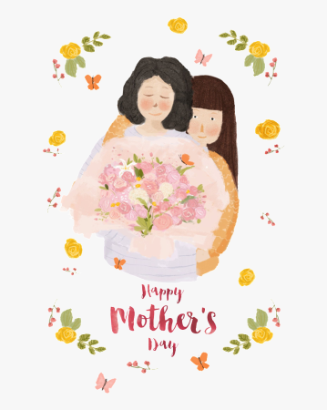 Маленькие рисунки на день матери цветные