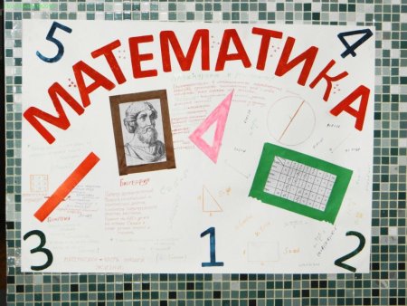 Плакат на неделю математики