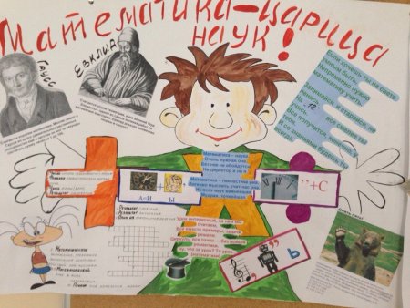 Плакат на неделю математики