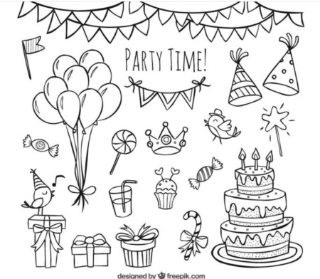 Рисунок на день рождения